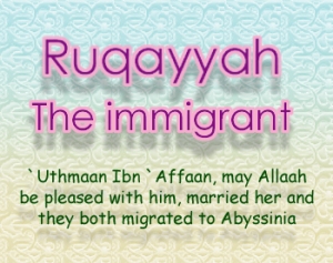 https://tausyah.wordpress.com/Ruqayyah-Binti-Muhammad-dan-Ustman-Bin-Affan
